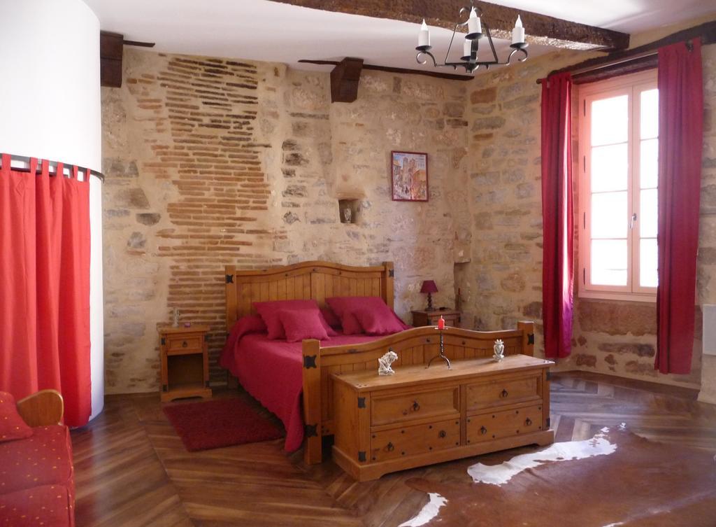 Chambres D'Hotes L'Escuelle Des Chevaliers Cordes Sur Ciel Phòng bức ảnh